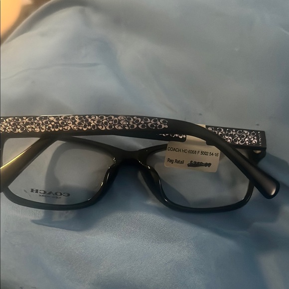 Coach Black Glasses with Logo Detail - Picture 1 of 5